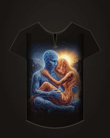 Lovers tee, sun