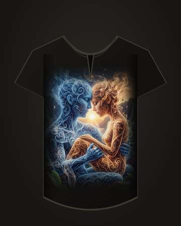 Lovers tee, sunset